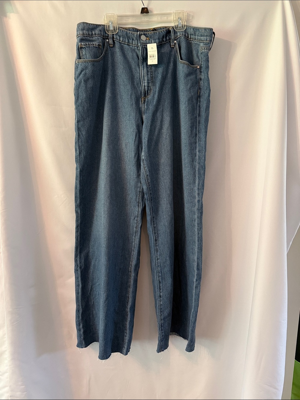 Ann Taylor Light Blue Wide Leg Jeans Size 12 NWT